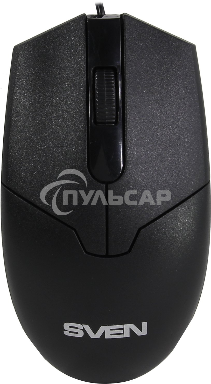 Мышь проводная SVEN RX-30 черный, 1000 dpi, USB, кнопки - 3