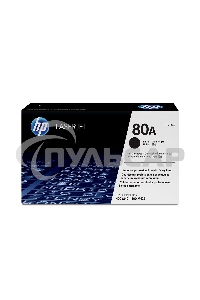 Картридж лазерный HP 80A (CF280A) черный для LaserJet Pro 400 M401/M425 2700 стр.