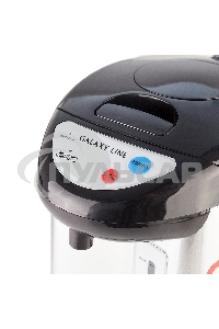 Термопот Galaxy Line GL 0604, серебристый с черным, 900 Вт, 3,8 л