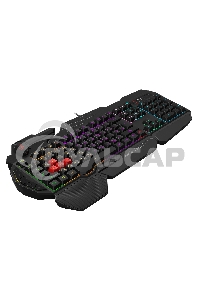 Клавиатура проводная A4Tech Bloody B310N черный USB Multimedia for gamer LED (подставка для запястий) (B310N)