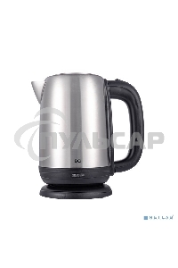 Чайник электрический BQ KT1821S черный/стальной, мощность 2200Вт, Максимальный объем 1.7л