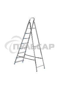 Стремянка Сибртех 8 ступеней, стальная, оцинкованная