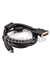 Кабель HDMI AM/DVI(24+1)M, 1.8м, CU, 1080P@60Hz, 2F, VCOM <CG484GD-1.8M>