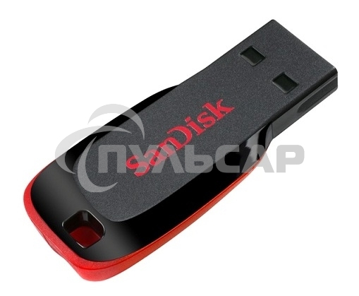 Флешка USB Sandisk 64 Gb Cruzer Blade SDCZ50-064G-B35 USB 2.0 черный/красный