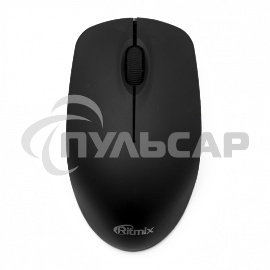 Мышь беспроводная Ritmix RMW-506 черный, 1000 dpi, радиоканал, USB, кнопки - 3