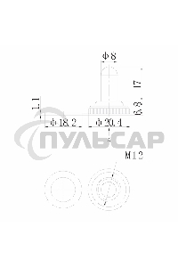Защита для тумблеров типа KN силикон Rexant