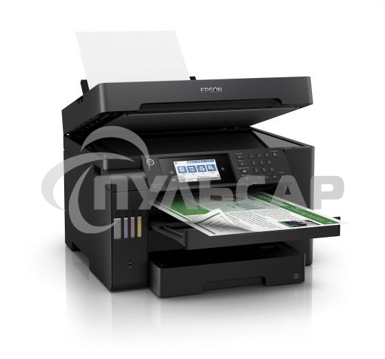 МФУ струйное Epson L15150, (A3, ADF, duplex, 35 стр./мин., Ethernet, Wi-Fi черный)