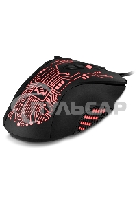 Мышь проводная SVEN RX-G715 черный, 3200 dpi, USB, кнопки - 8