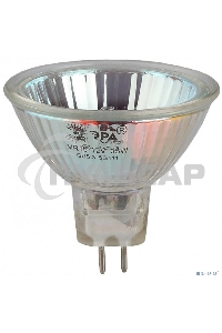 Лампа галогенная ЭРА GU5.3-JCDR (MR16) -50W-230V-Cl(10/200/6000)
