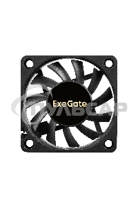 Вентилятор для корпуса ExeGate ExtraPower EP06010B3P черный, 60 мм, 3000 об/мин, 24 дБ, 3 pin