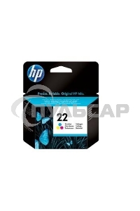 Картридж струйный HP 22 C9352AE многоцветный для HP DJ 3920/3940/PSC 1410 (165стр.)
