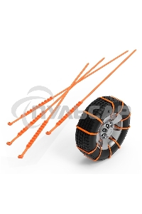 Хомут противоскольжения 900x9 мм оранжевый Rexant