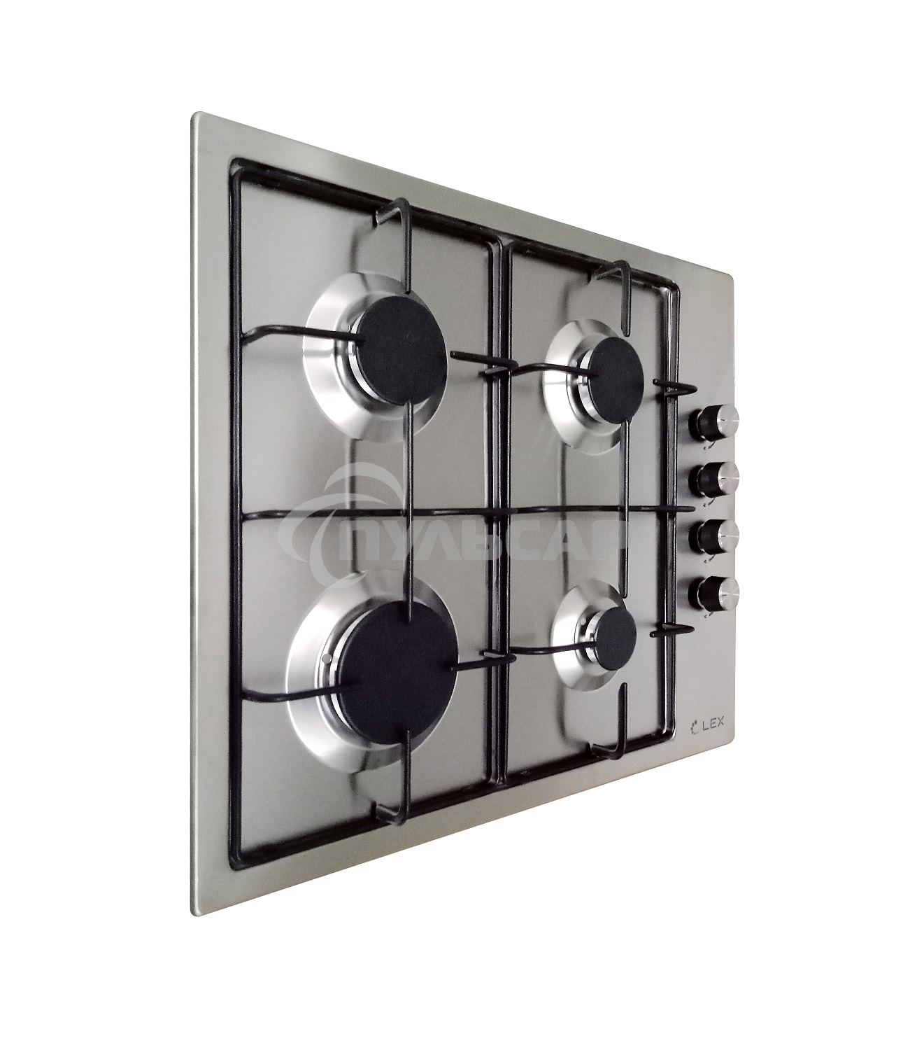 Газовая варочная панель LEX GVS 644-1 IX нержавеющая сталь