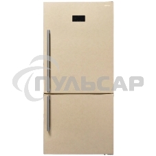 Холодильник Sharp SJ-653GHXJ52R бежевый двухкамерный 400/164 л морозилка снизу, No Frost