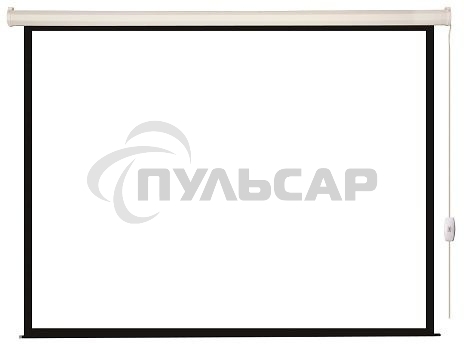 Экран с электроприводом Lumien Eco Control 142x200 см (раб. область 109х194 см) Matte White черная кайма по периметру 16:9