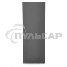 Холодильник Бирюса Б-W6034 графит матовый двухкамерный 210/85л морозилка снизу