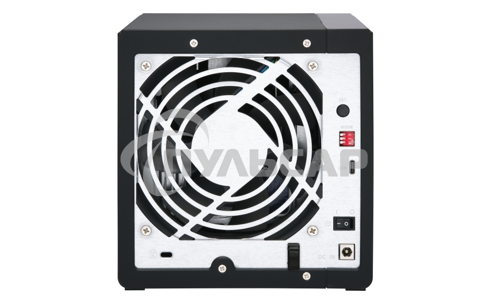 Полка расширения сетевого хранилища без дисков channel QNAP DAS TR-004 4 Bay 2.5/3.5 SATA Type-C USB 3.1 Gen 1 (5 Gb/s ) Direct Attached Storage with Hardware RAID