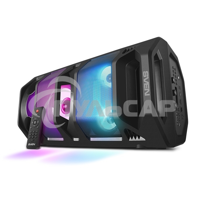 Мобильные колонки Sven PS-670 2.0 черные 2x32.5W Bluetooth