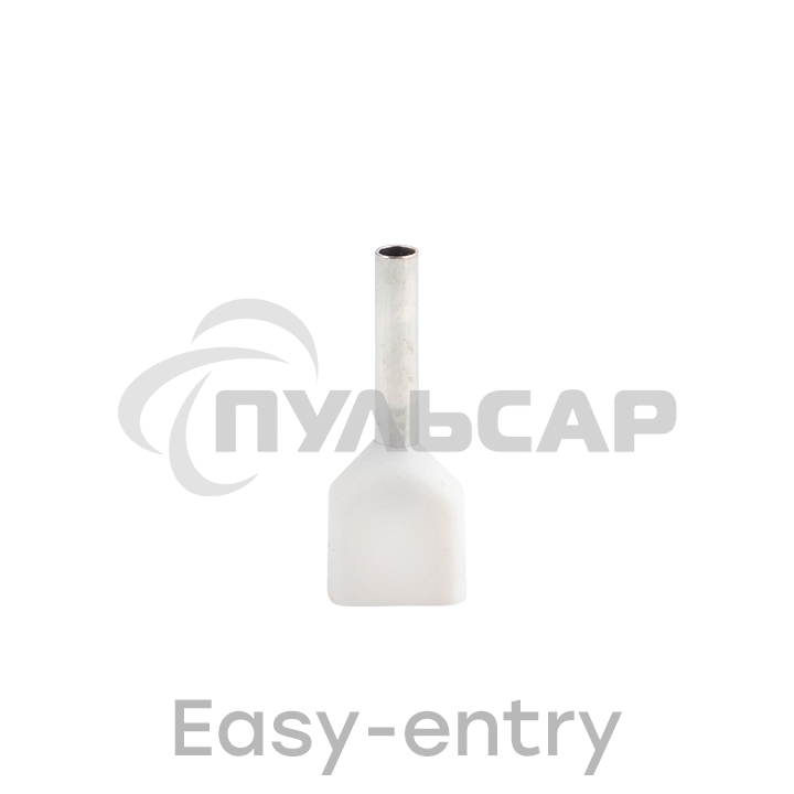 Наконечник штыревой втулочный изол. НШвИ(2) 0.5-8 (уп.50шт) EKF nhvi2-0.5-8