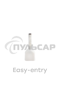 Наконечник штыревой втулочный изол. НШвИ(2) 0.5-8 (уп.50шт) EKF nhvi2-0.5-8