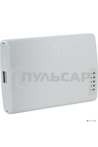 Маршрутизатор MikroTik RB750P-PBr2 PowerBox with 650MHz CPU, 64MB RAM, 5xLAN (four with PoE out), RouterOS L4, outdoor case, PSU, PoE, mounting set