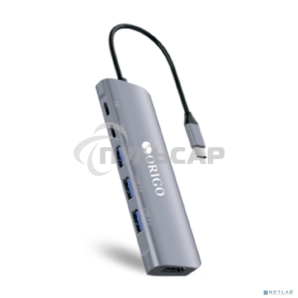Док-станция ORIGO OU3360PD/A1A USB-C, 3xUSB 3.0, 1xUSB-C/PD 3.0, 1xUSB-C, 1xHDMI