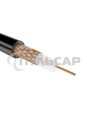 Кабель коаксиальный Rexant РК 75-2-11АИ, бухта 400 м, черный