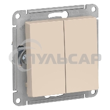 Механизм переключателя 2-кл. ATLAS DESIGN (сх.6) 10АХ беж. SchE ATN000265