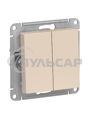 Механизм переключателя 2-кл. ATLAS DESIGN (сх.6) 10АХ беж. SchE ATN000265