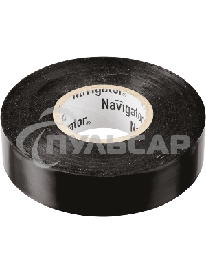 Изолента ПВХ Navigator 15мм (рул.20м) черный NIT-B15-20/BL