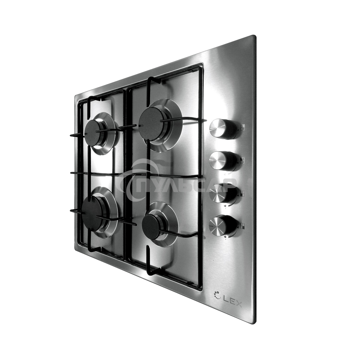 Газовая варочная панель LEX GVS 644-1 IX нержавеющая сталь
