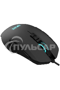 Мышь проводная Acer OMW160 черный, 6400 dpi, USB, кнопки - 8