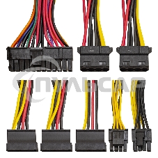 Блок питания ExeGate F200AS (EX292229RUS), 200Вт 80 PLUS, 40мм, серый