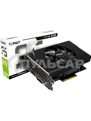 Видеокарта Palit PA-RTX 3050 STORMX 8Gb RTX 3050 8Gb 128bit GDDR6 1042/14000 DVIx1 HDMIx1 DPx1 HDCP Ret