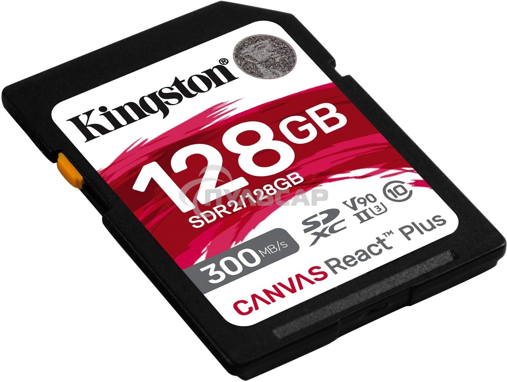Флеш карта Kingston 128Gb Canvas React Plus SDXC UHS-II 300R/260W U3 V90