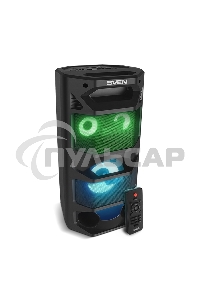 Мобильные колонки Sven PS-670 2.0 черные 2x32.5W Bluetooth