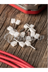 Наконечник штыревой втулочный изол. НШвИ(2) 0.5-8 (уп.50шт) EKF nhvi2-0.5-8