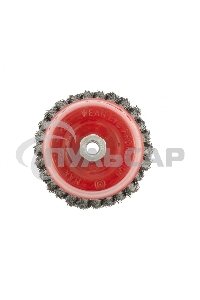 Щетка Matrix для УШМ, 125 мм, М14, Чашка, крученая проволока 0,35 мм