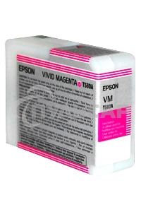Картридж струйный Epson T580A (C13T580A00) пурпурный (80 мл) для Epson Stylus Pro-3880