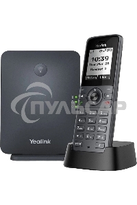 Беспроводная телефонная IP-DECT-система YEALINK W71P (база W70B+трубка W71H) до 10 SIP-аккаунтов, до 10 трубок на базу, до 20 вызовов, шт
