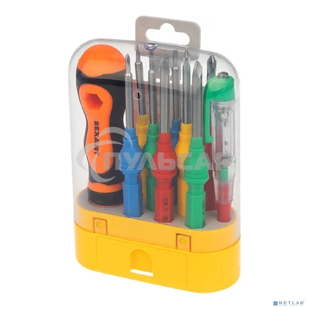 Набор отверток 10 предметов Rexant