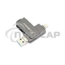 Флешка USB Dr. Memory 051 4 Gb, USB 3.0, черный