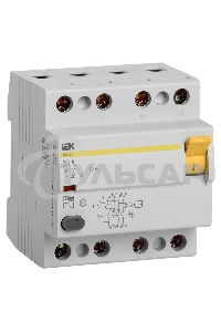 Выключатель дифференциального тока (УЗО) 4п 32А 30мА тип AC ВД1-63 ИЭК MDV10-4-032-030