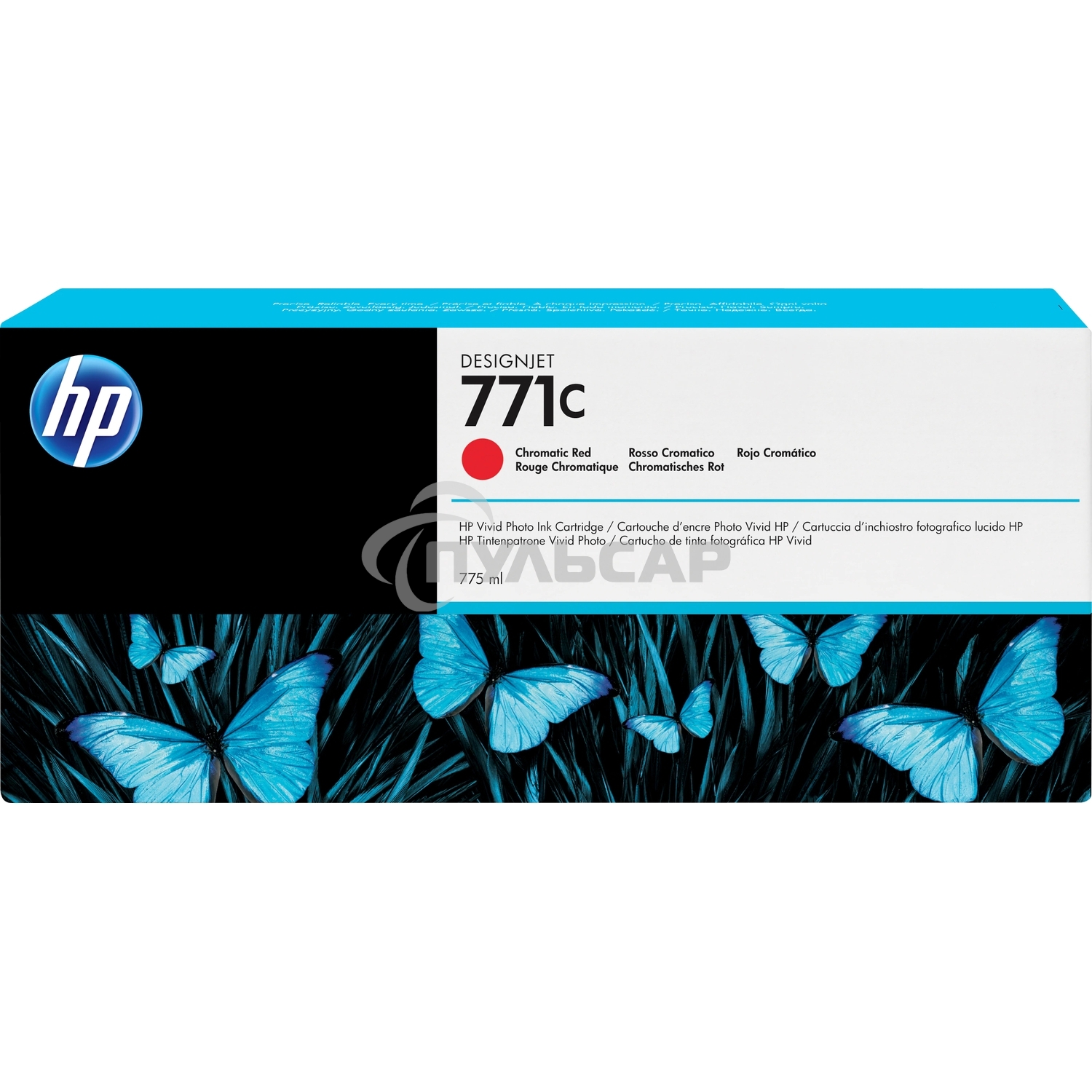 Картридж струйный HP №771C B6Y08A хроматический красный для HP DJ Z6200 (775мл)