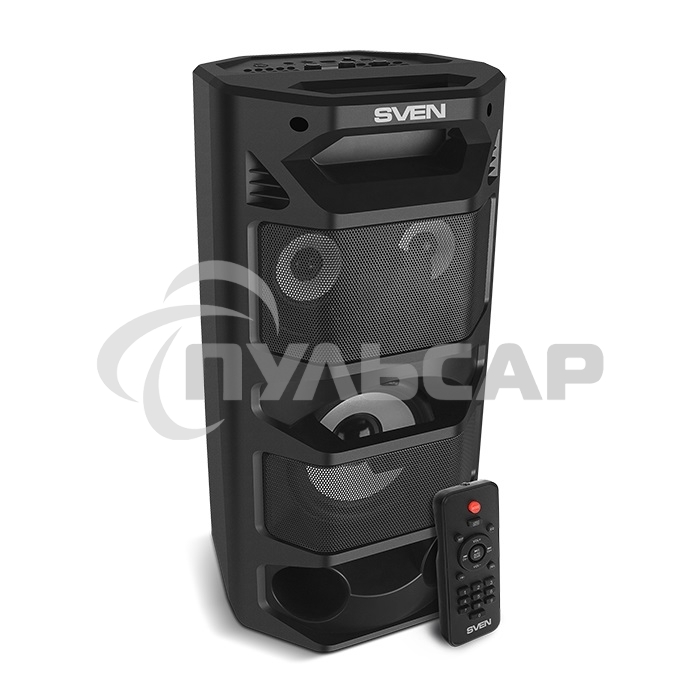 Мобильные колонки Sven PS-670 2.0 черные 2x32.5W Bluetooth
