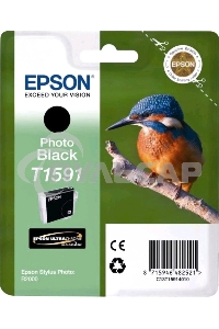 Картридж струйный Epson C13T15914010 фото черный (850 стр) для Epson St Ph R2000