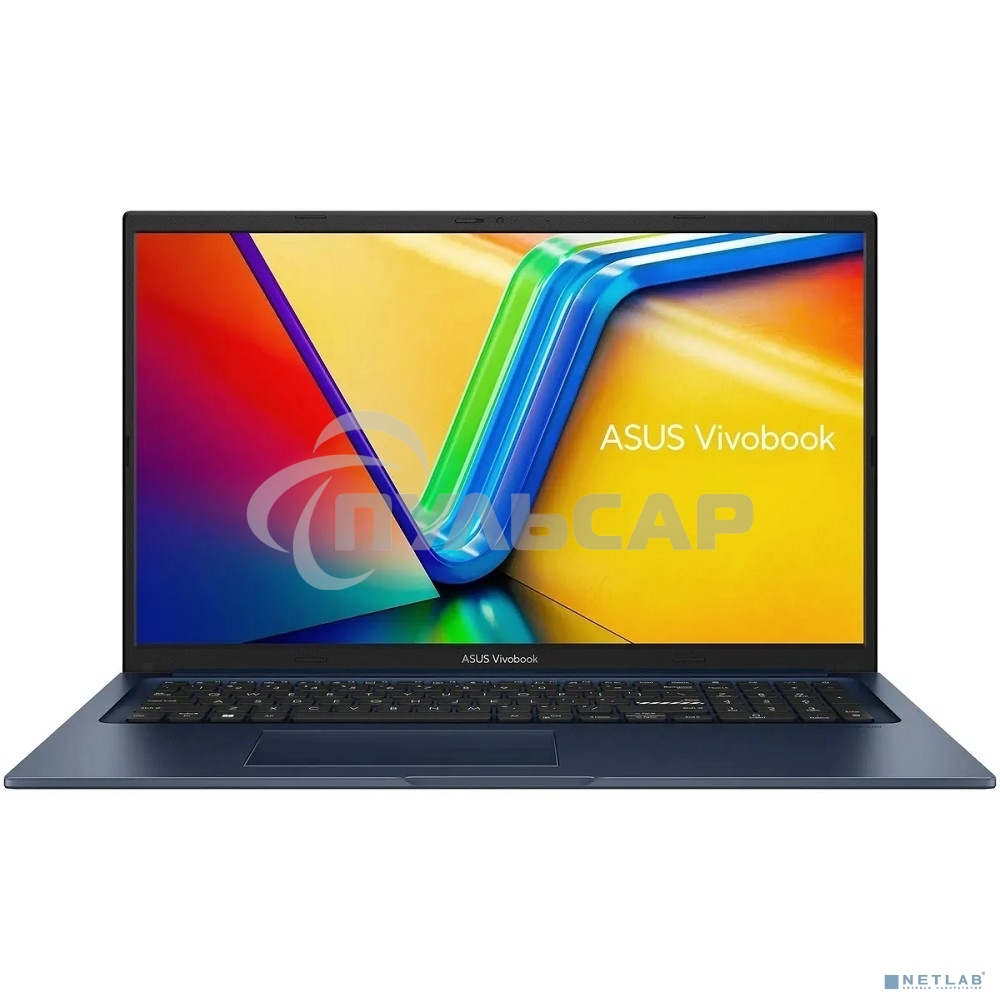 Ноутбук Asus Vivobook 17 X1704VA-AU661 синий 90NB10V2-M00SJ0 U-series U300 8Gb SSD 512Gb Intel UHD Graphics 17.3