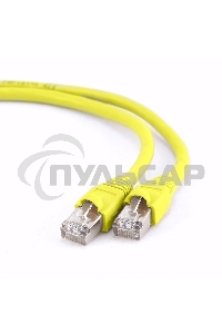 Патч-корд FTP Cablexpert кат.6, 10м, литой, многожильный (желтый)