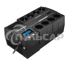 Источник бесперебойного питания CyberPower BR1200ELCD 1200VA/720W USB/RJ11/45 (4+4 EURO)
