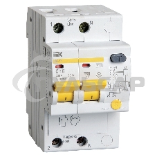 Выключатель автоматический Iek MAD10-2-016-C-010 АД12 2Р 16А10мА ИЭК